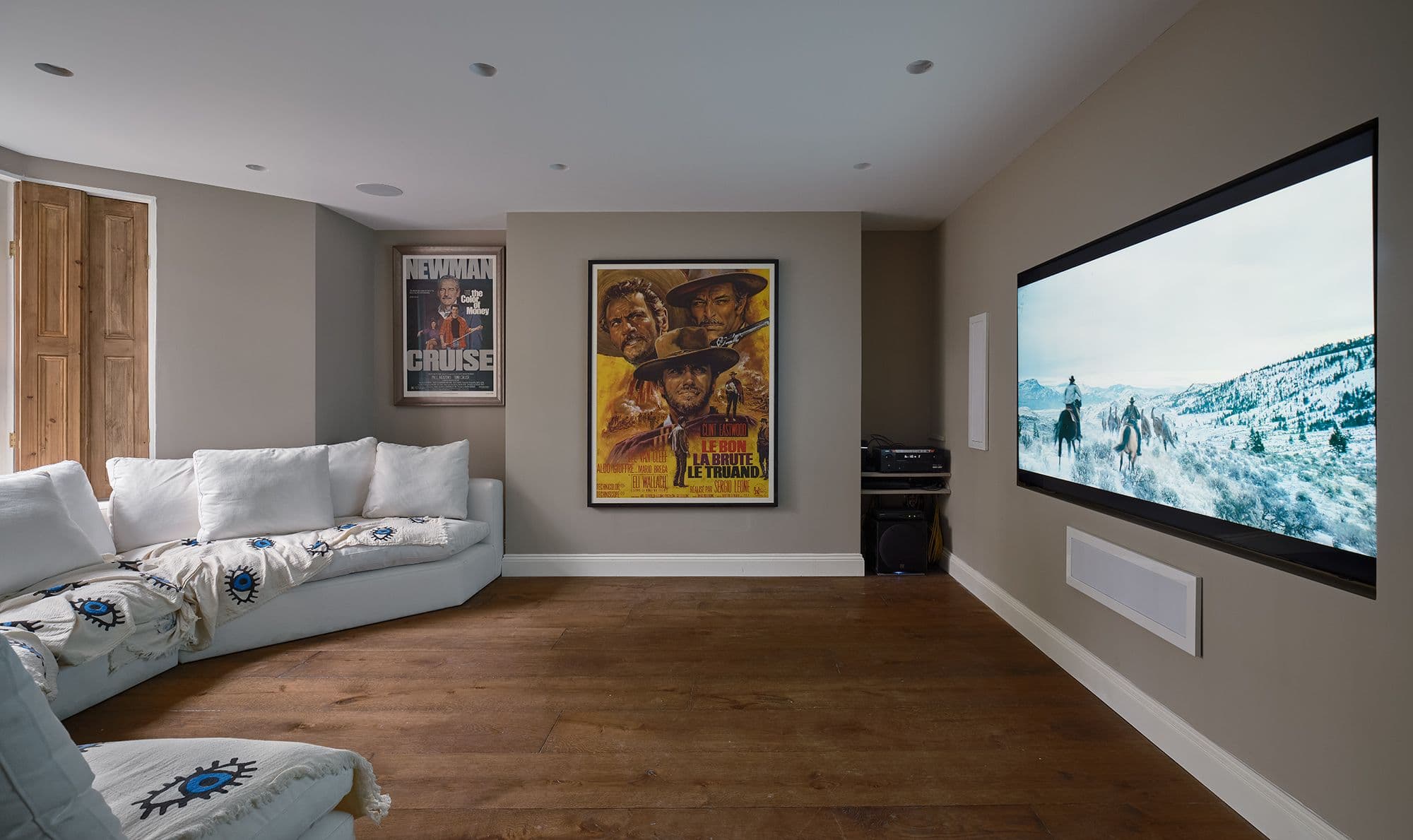 The cinema room