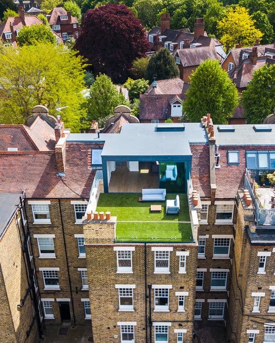 ROOF CONVERSION WITH TERRACE OF A VICTORIAN PENTHOUSE IN CHISWICK, LONDON
