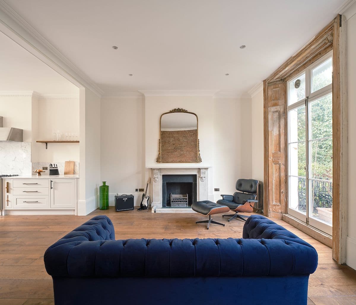 EXTENSION AND RENOVATION OF A THREE-STOREY FLAT IN BELSIZE PARK, LONDON