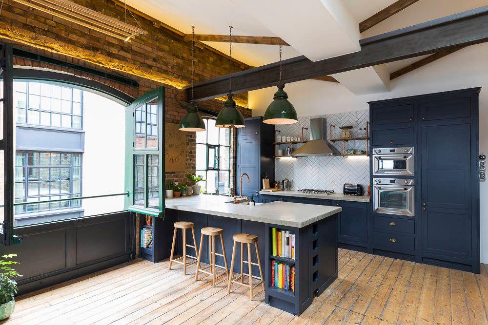 Illustration of High-End Industrial Penthouse Apartments In Industrial Areas